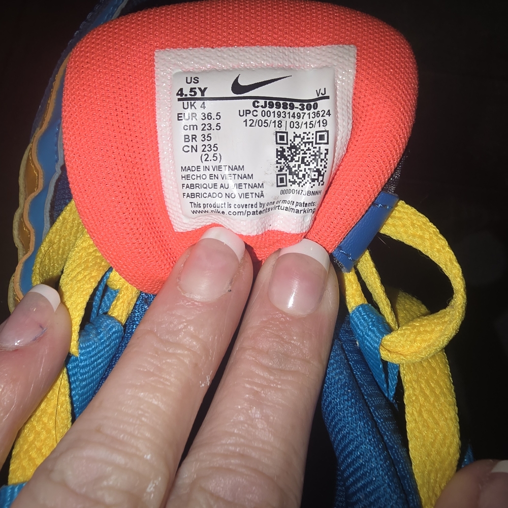 Nike Multicolor Athletic Shoes